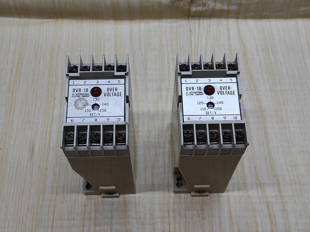 OY INTERNATIONAL ELECTRIC OVR-10 OVER VOLTAGE RELAY