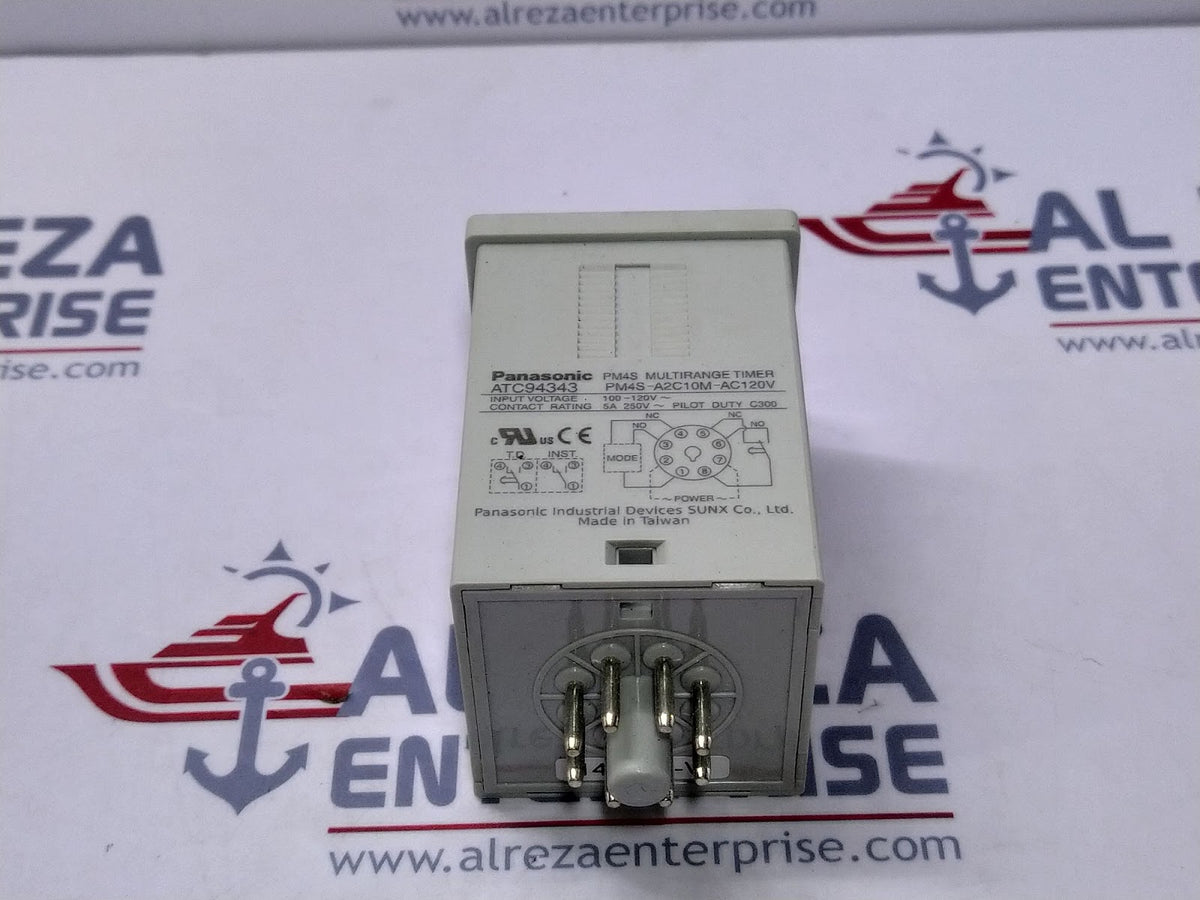 Panasonic PM4S Multirange Timer PM4S-A2C10M-AC120V