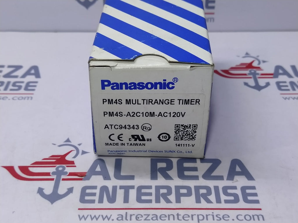Panasonic PM4S Multirange Timer PM4S-A2C10M-AC120V
