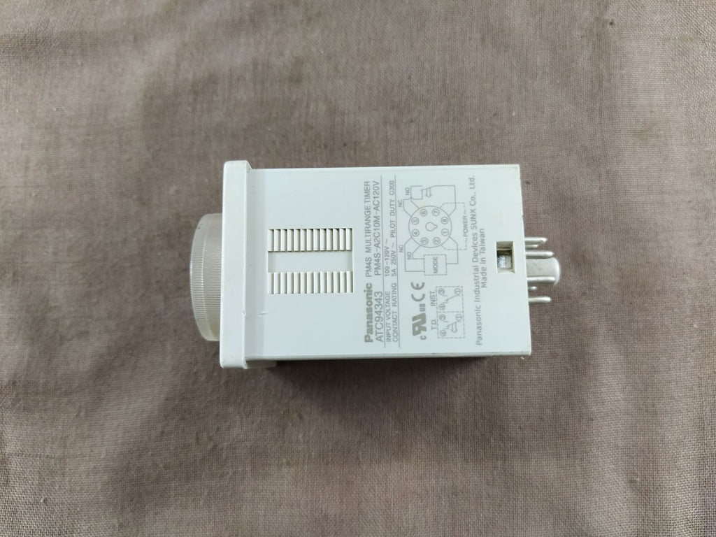 Panasonic PM4S Multirange Timer PM4S-A2C10M-AC120V ATC94343