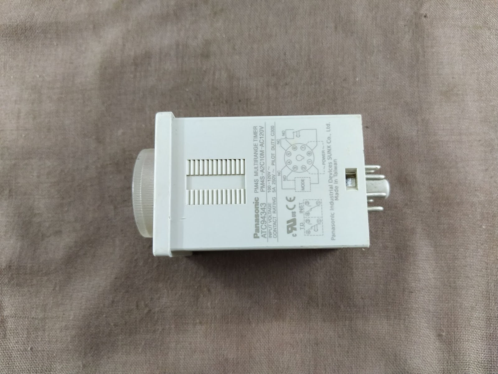 Panasonic PM4S Multirange Timer PM4S-A2C10M-AC120V ATC94343