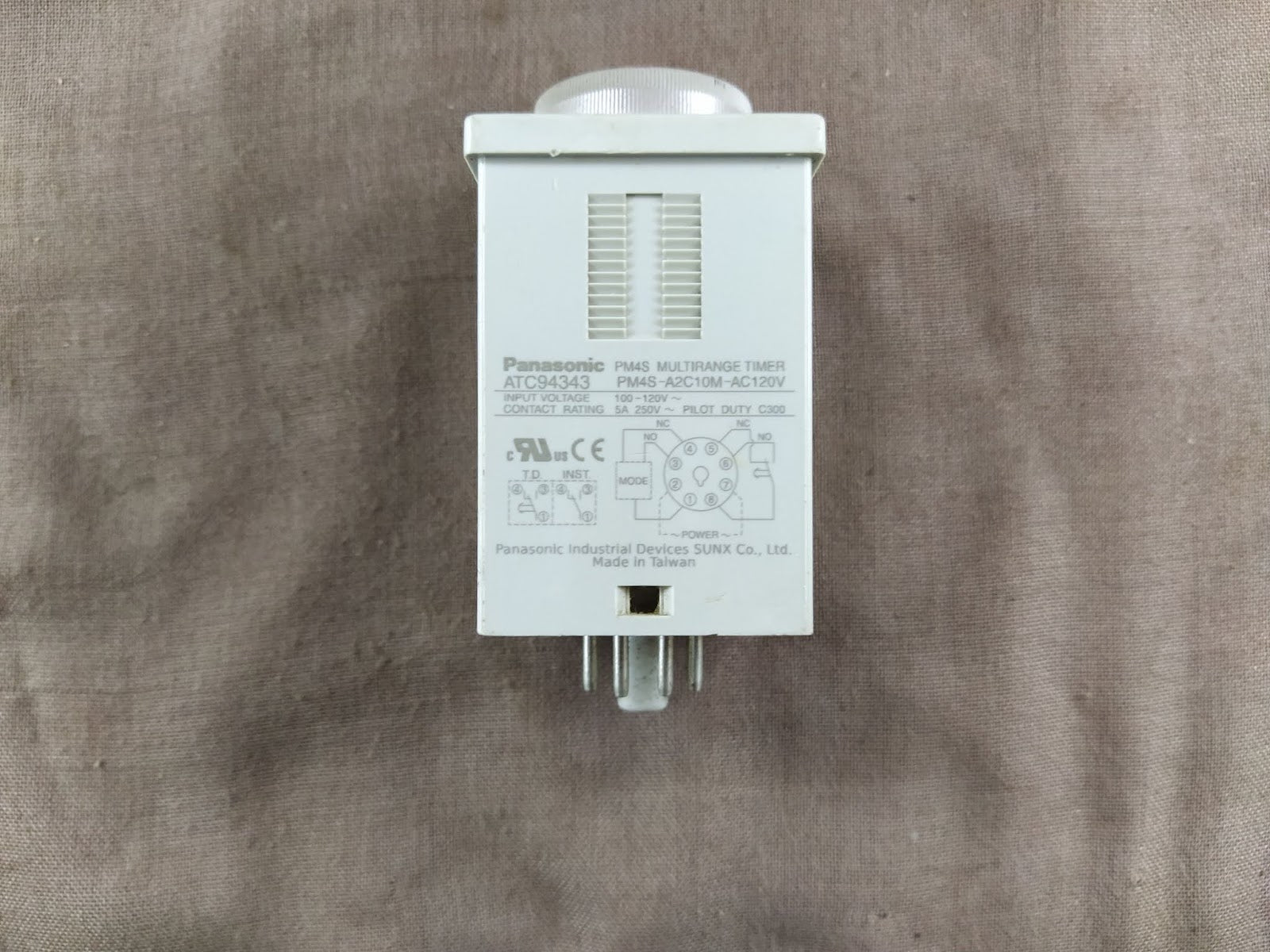 Panasonic PM4S Multirange Timer PM4S-A2C10M-AC120V ATC94343