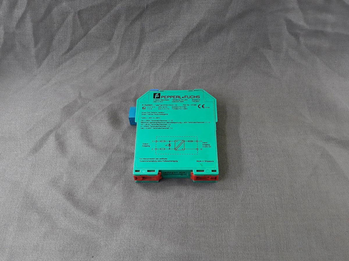 PEPPERL + FUCHS KFD0-CS-EX1.54 REPEATER BARRIER 107496