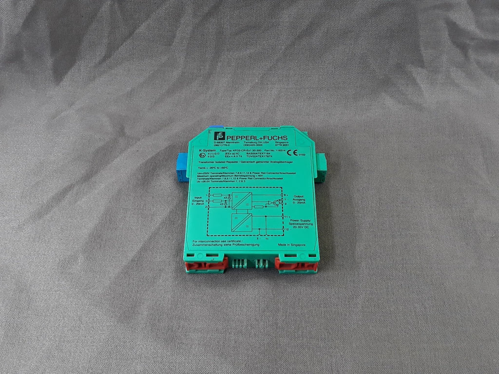 PEPPERL + FUCHS KFD2-CR-EX1.30-300 TRANSFORMER ISOLATED REPEATER 116314
