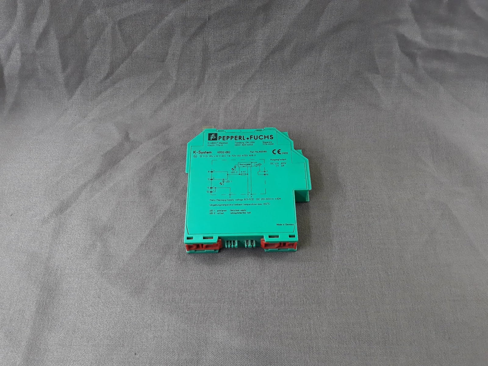 PEPPERL + FUCHS KFD2-EB2 POWER FEED MODULE 43546