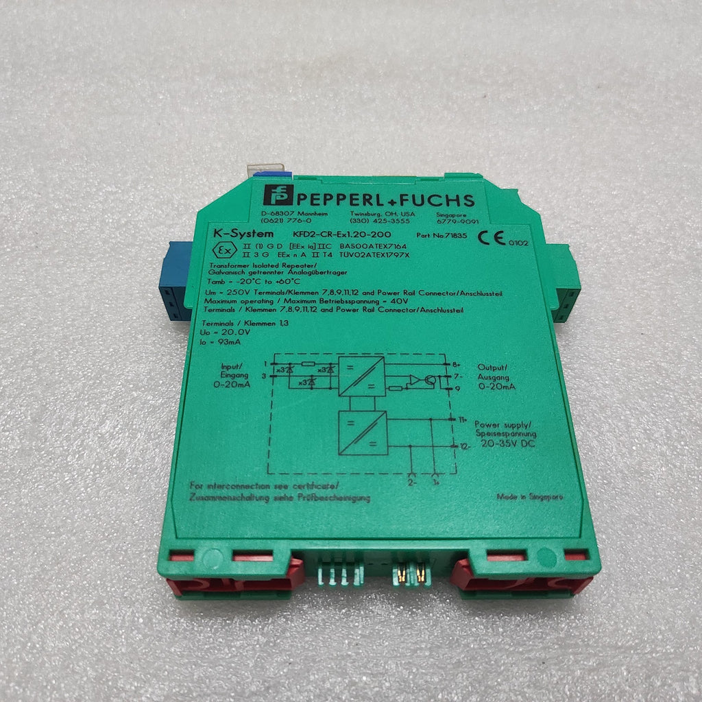 PEPPERL + FUCHS KFD2-CR-EX1.20-200 ISOLATED REPEATER 71835