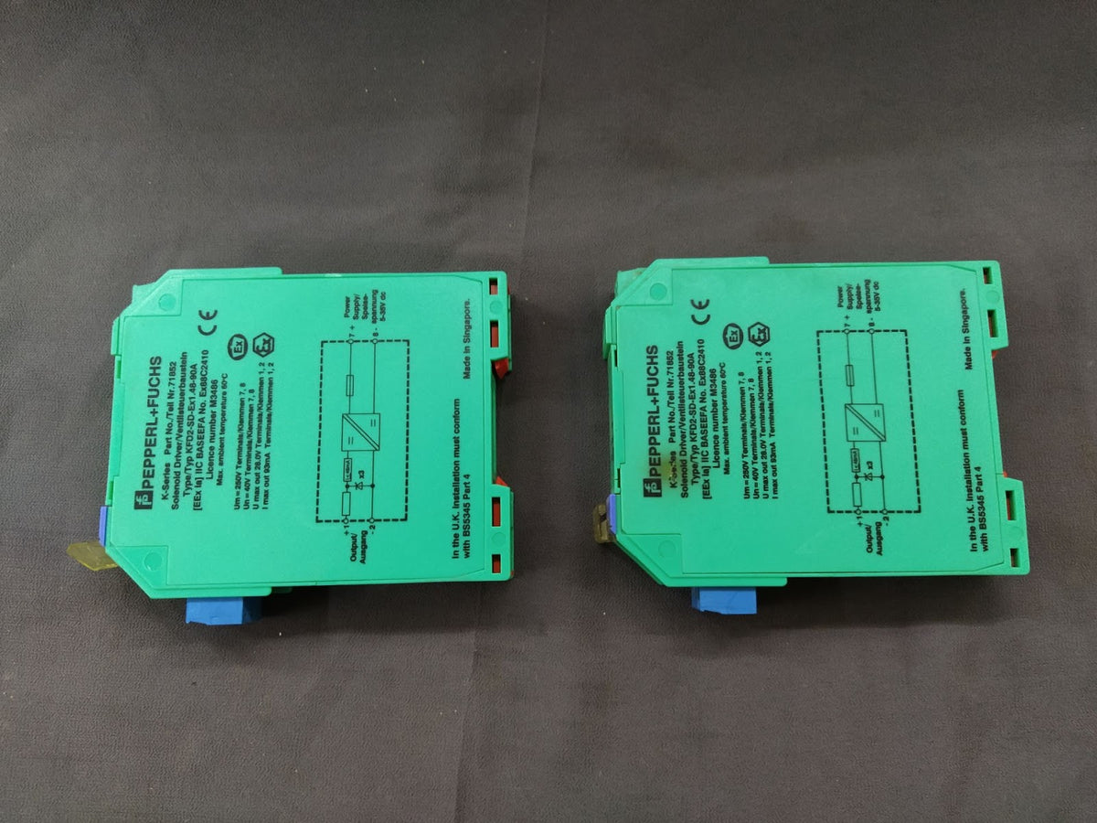 PEPPERL + FUCHS KFD2-SD-EX1.48-90A SOLENOID DRIVER 71852