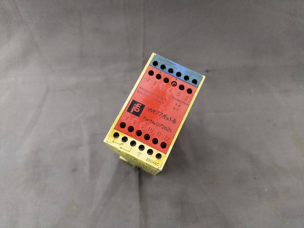 Pepperl + Fuchs WE77/EX1-B Switch Amplifier 07262S 230V AC WE77-EX1-B