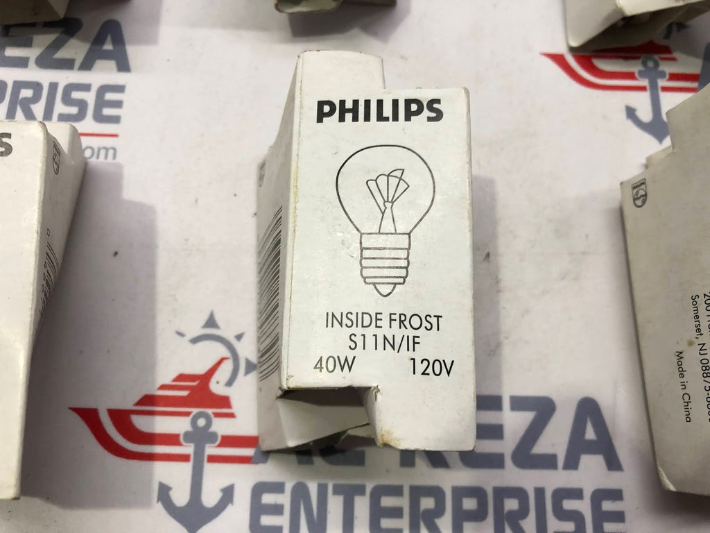 PHILIPS S11N-IF INCANDESCENT BULBS 40W 120V LOT OF 10 UNIT