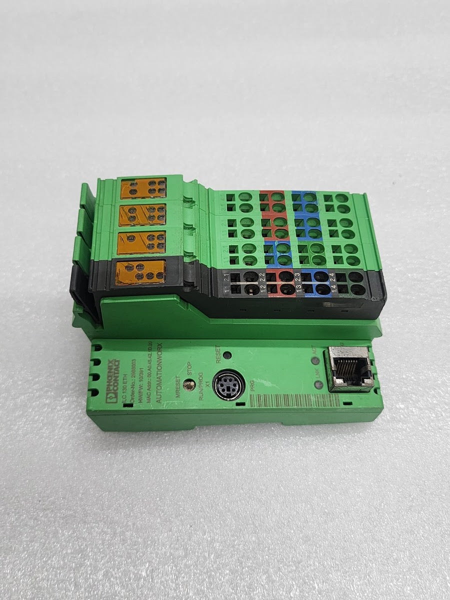 PHOENIX CONTACT ILC 130 ETH CONTROLLER 2988803 4-i/o