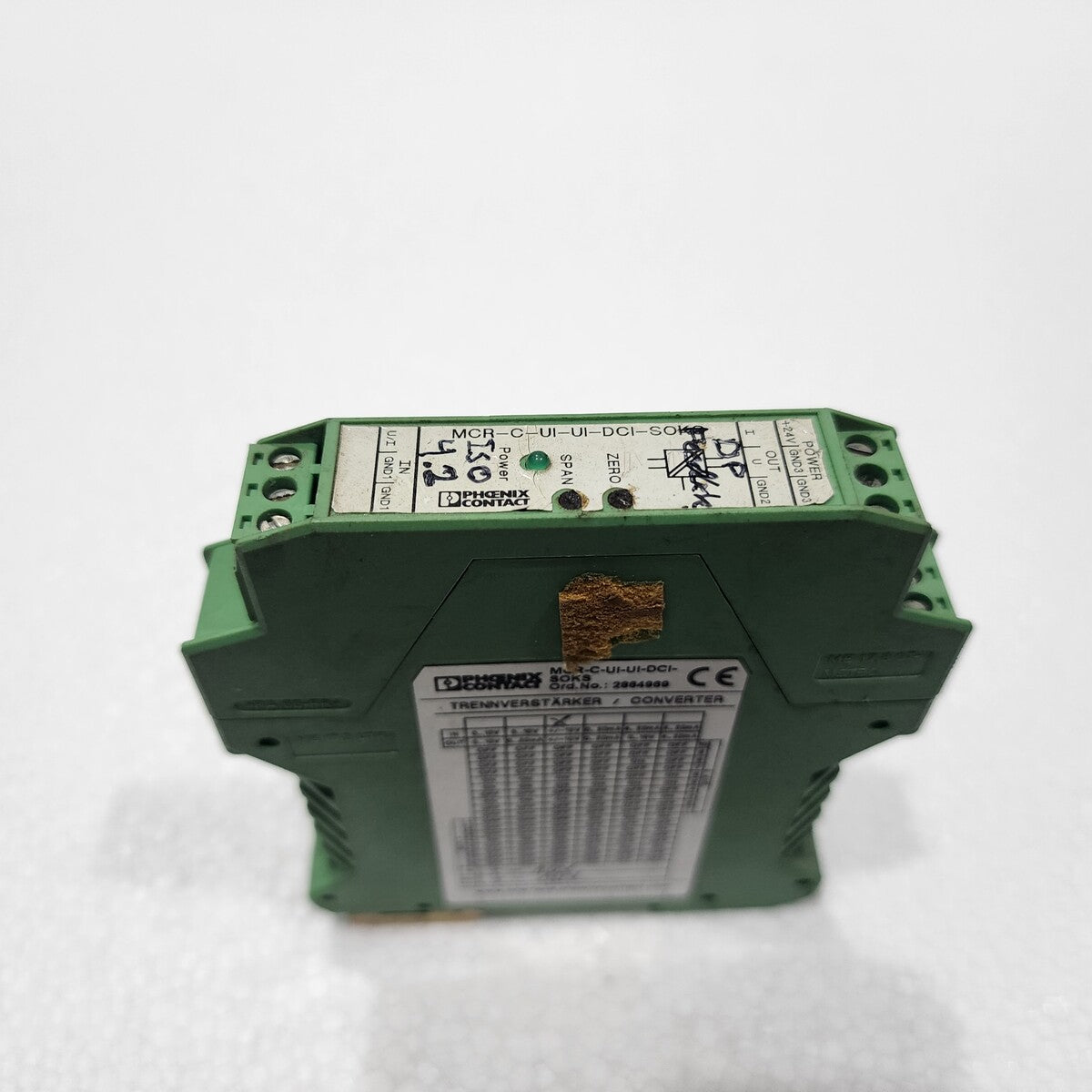 PHOENIX CONTACT MCR-C-UI-UI-DCI-SOKS SIGNAL CONDITIONER 2864969