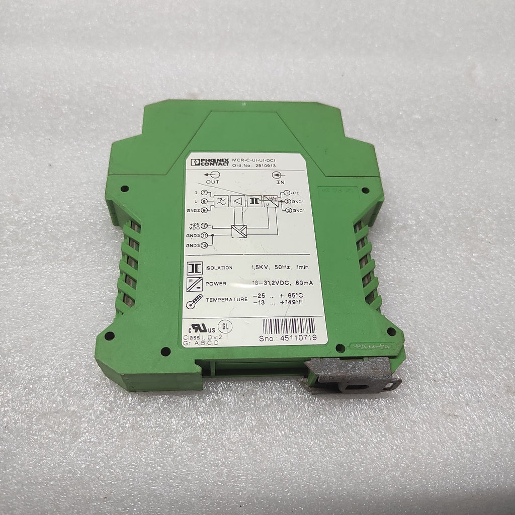PHOENIX CONTACT MCR-C-UI-UI-DCI CONVERTER 2810913