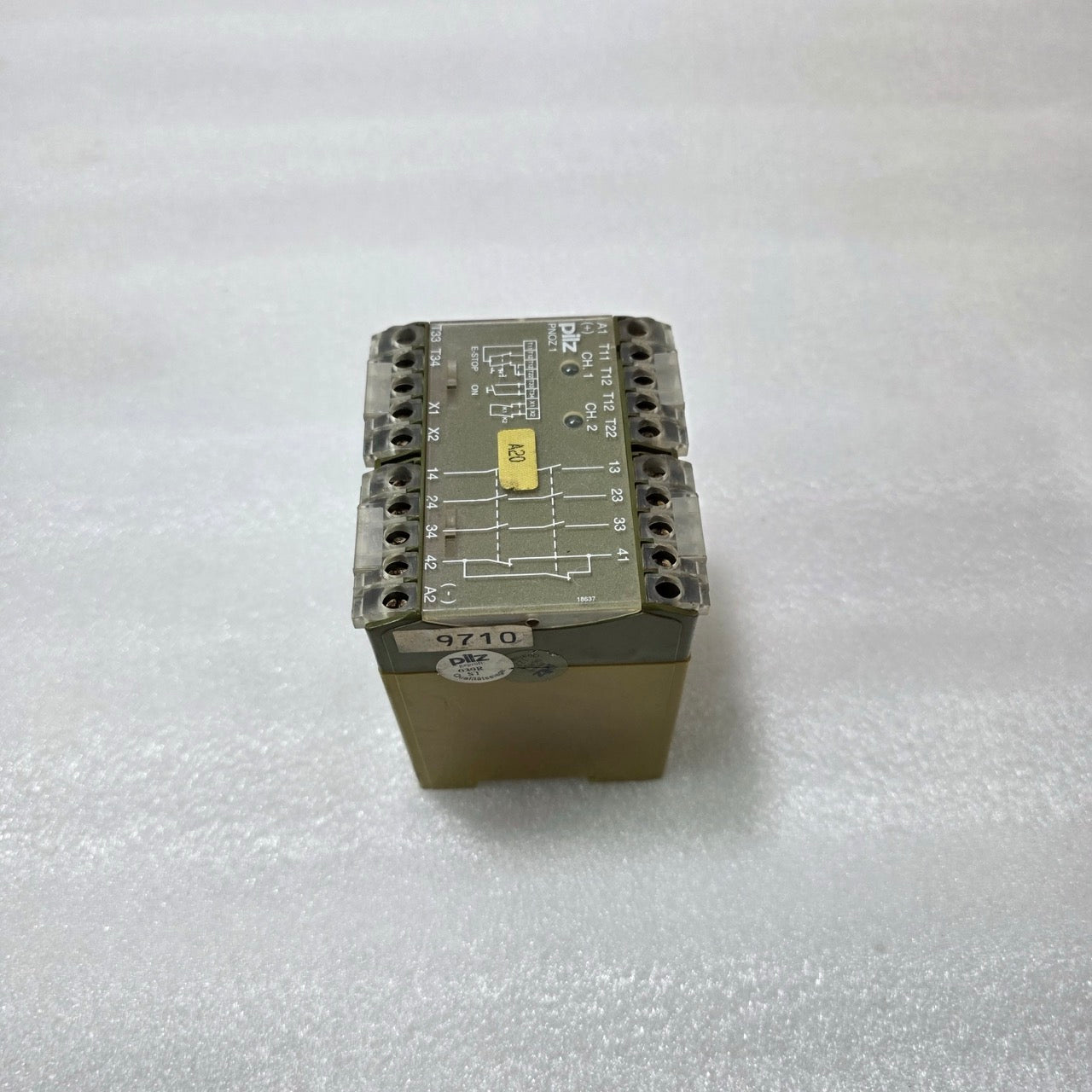 PILZ PNOZ 1 SAFETY RELAY 24VDC 3NO 1NC | IDENT NO. 475695 | EMERGENCY STOP RELAY