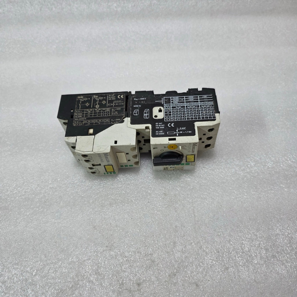 MOELLER PKZM0-16 MOTOR CIRCUIT BREAKER + SE00-11-PKZ0 CONTACTOR 16A 3P