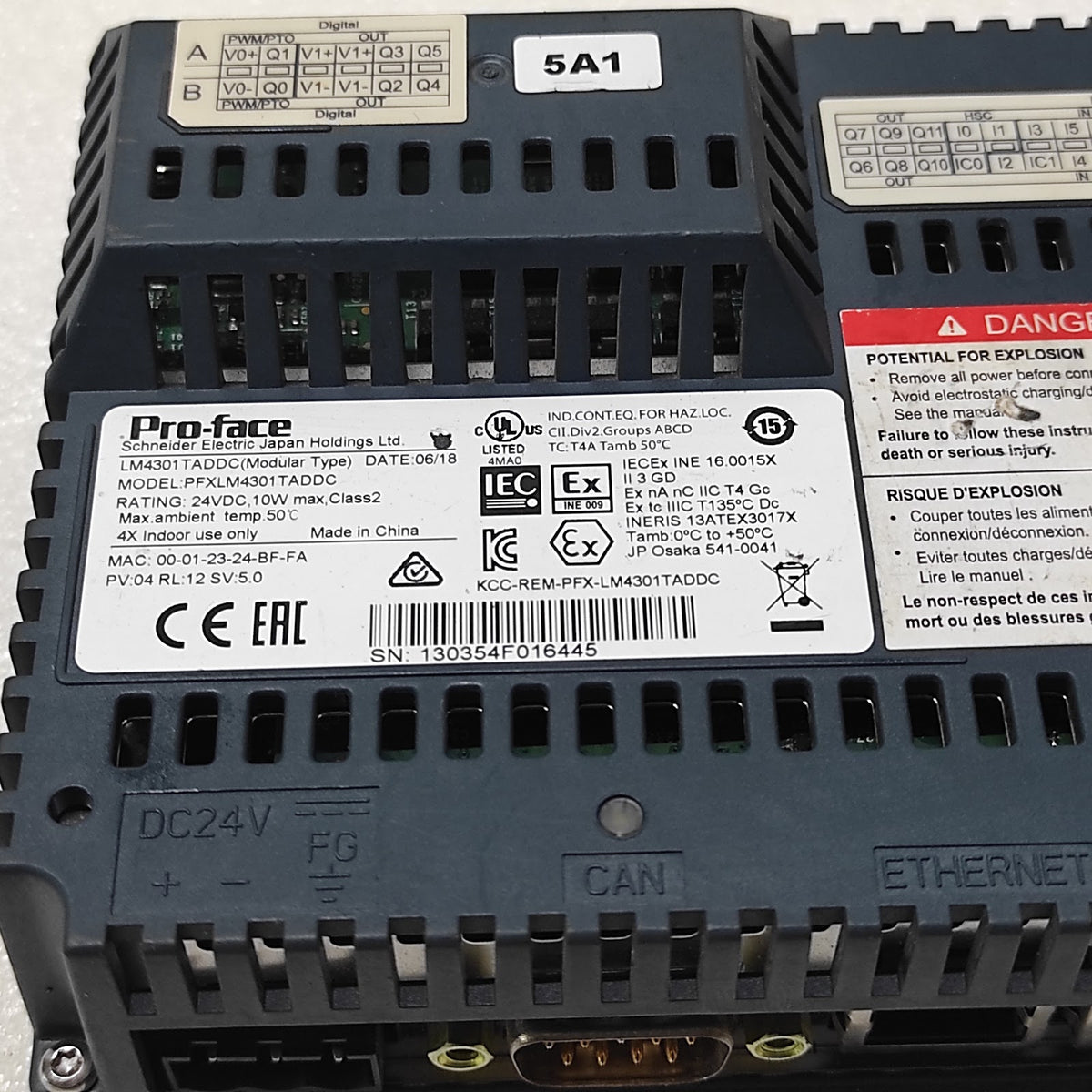 PROFACE PFXLM4301TADDC 5.7" HMI 24VDC