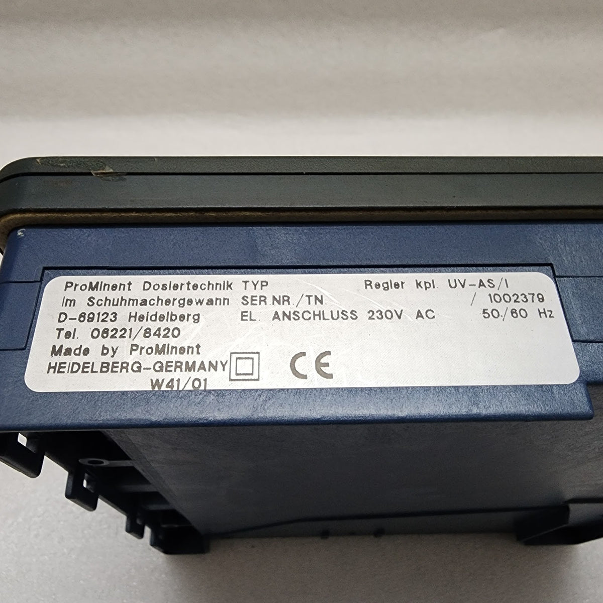 PROMINENT DOSLERTECHNIK REGLER KPL UV-AS/I DULCOMETER 230VAC