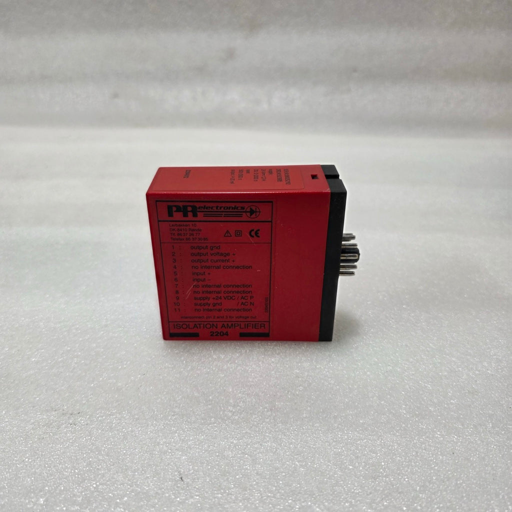 PR ELECTRONICS 2204X2 ISOLATION AMPLIFIER 0–2000Ω TO 4–20MA CONVERTER 24VDC