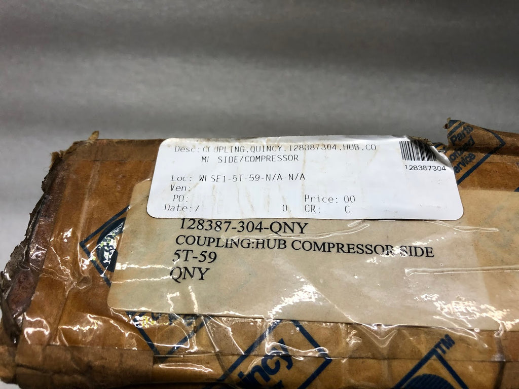 QUINCY PARTS 128387-304 COUPLING HUB COMPRESSOR SIDE