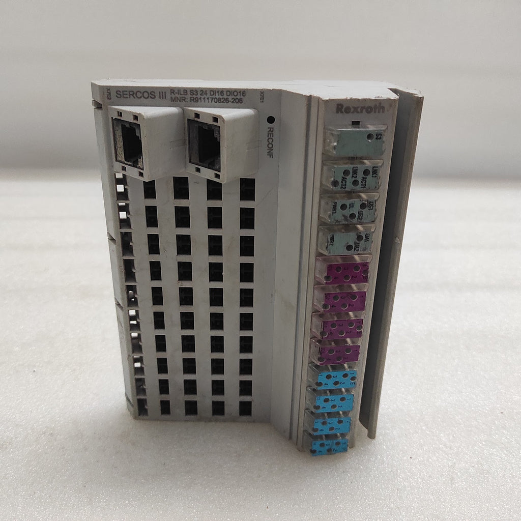 REXROTH SERCOS 3 R-ILB S3 24 DI16 DIO16 R911170826-206 24VDC