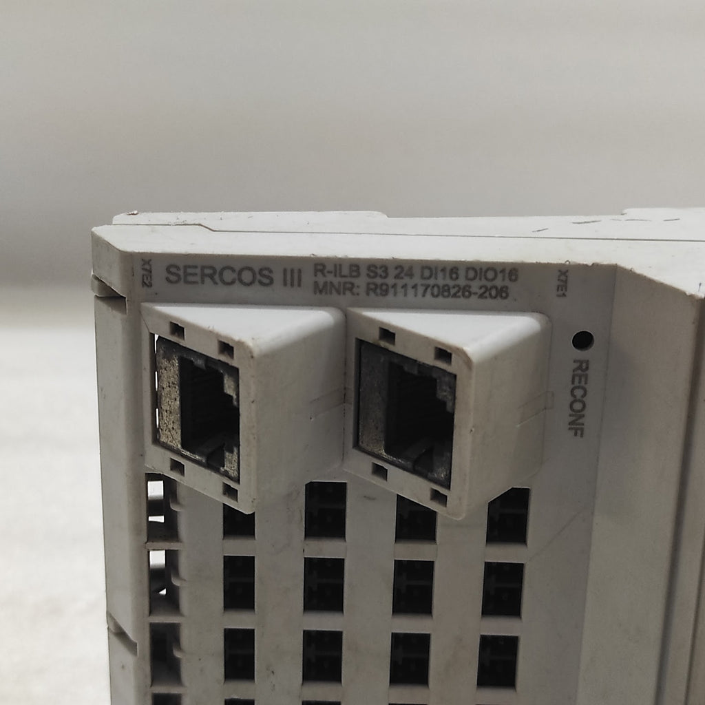 REXROTH SERCOS 3 R-ILB S3 24 DI16 DIO16 R911170826-206 24VDC