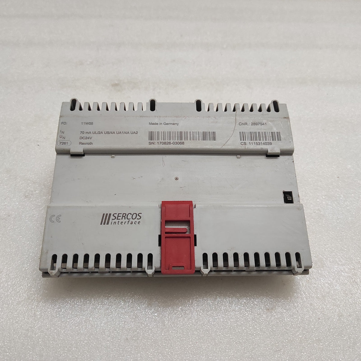 REXROTH SERCOS 3 R-ILB S3 24 DI16 DIO16 R911170826-206 24VDC