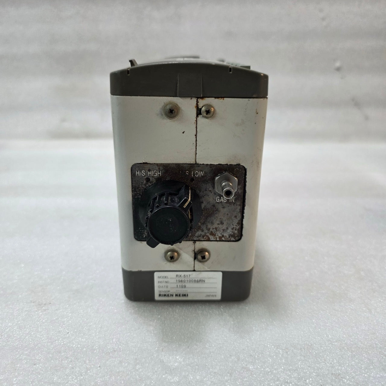 RIKEN KEIKI RX-517 MULTI GAS DETECTOR CONTROLLER | HC, O₂, H₂S MONITORING PANEL