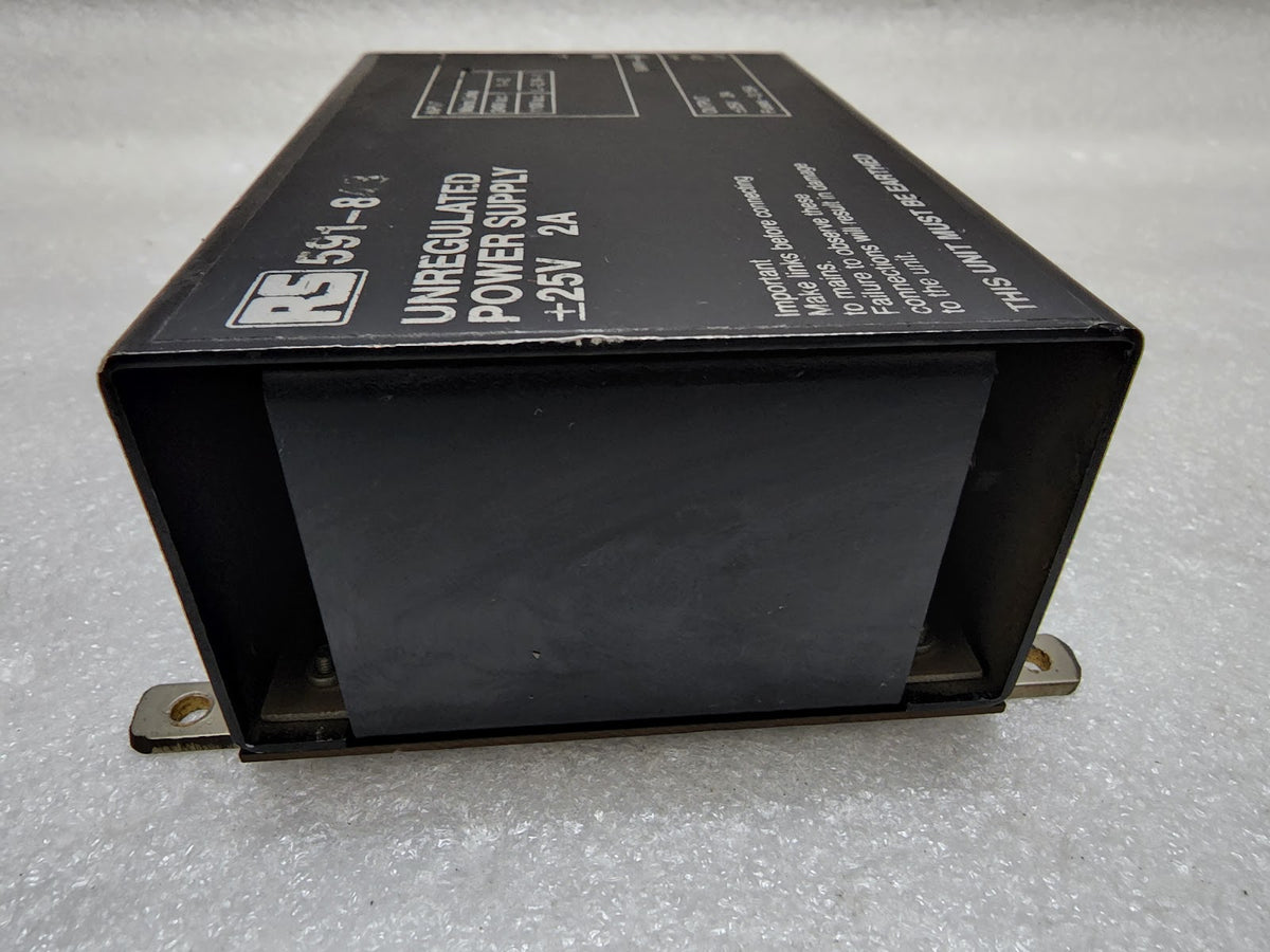 RS 591-843 UNREGULATED POWER SUPPLY ±25V 2A