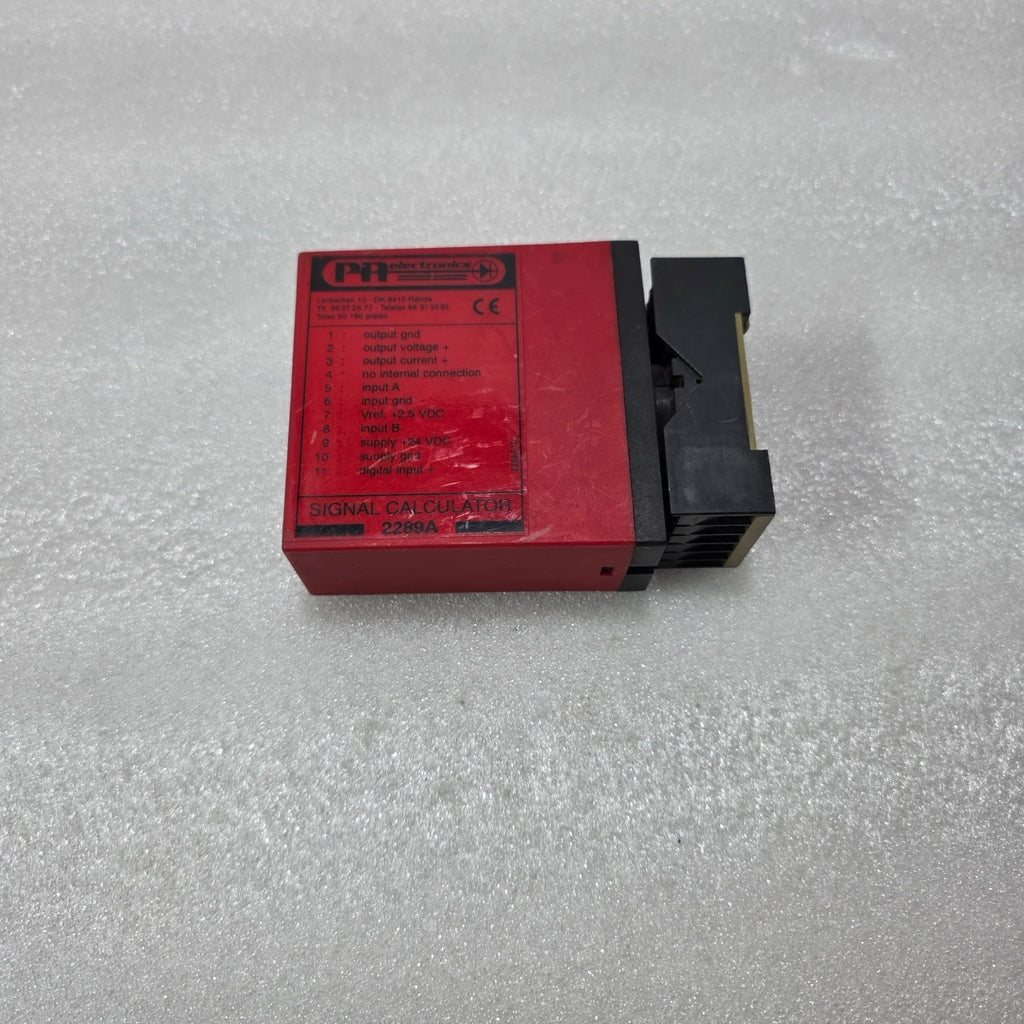 PR ELECTRONICS 2289A1 SIGNAL CALCULATOR 24VDC 4-20MA INPUT OUTPUT MODULE
