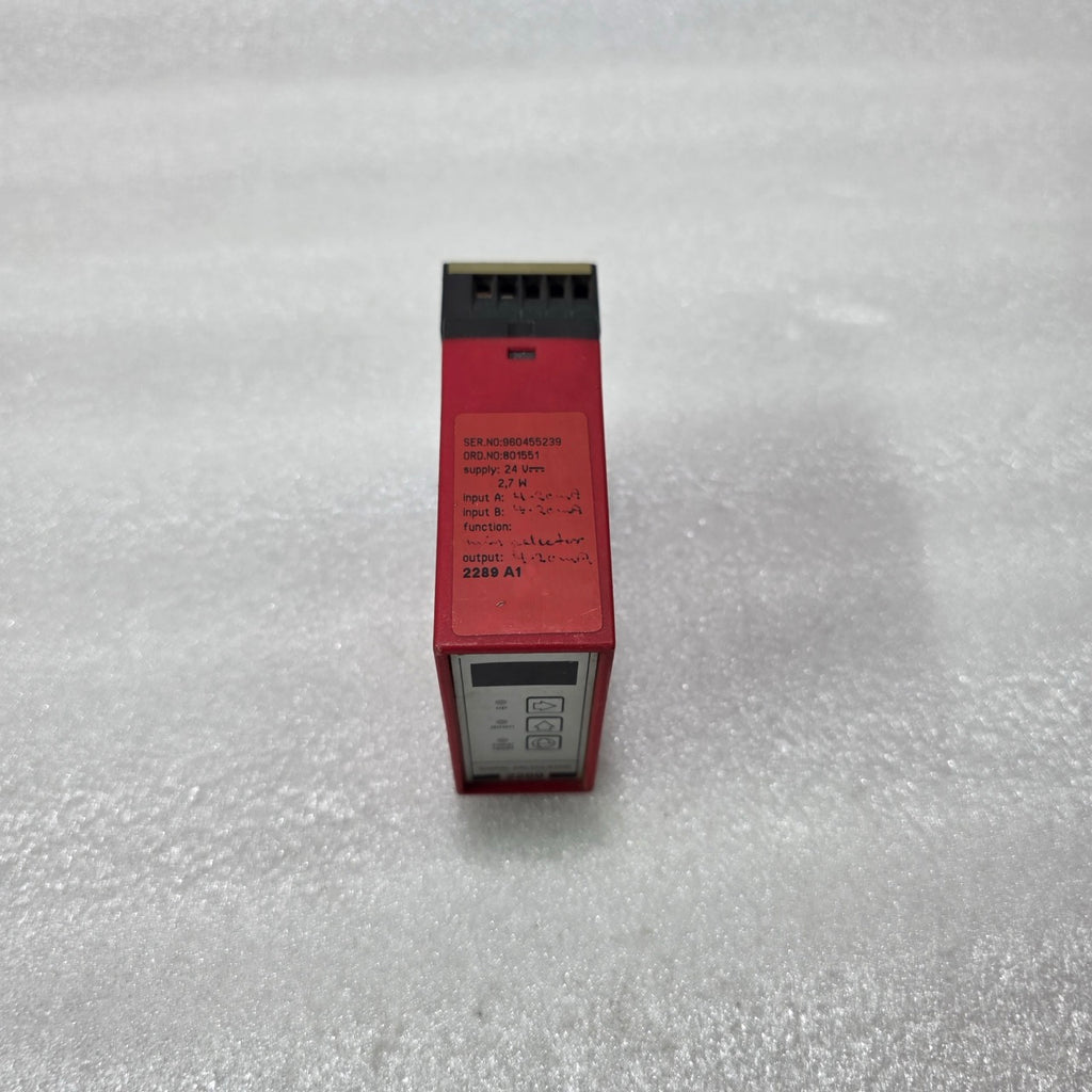PR ELECTRONICS 2289A1 SIGNAL CALCULATOR 24VDC 4-20MA INPUT OUTPUT MODULE