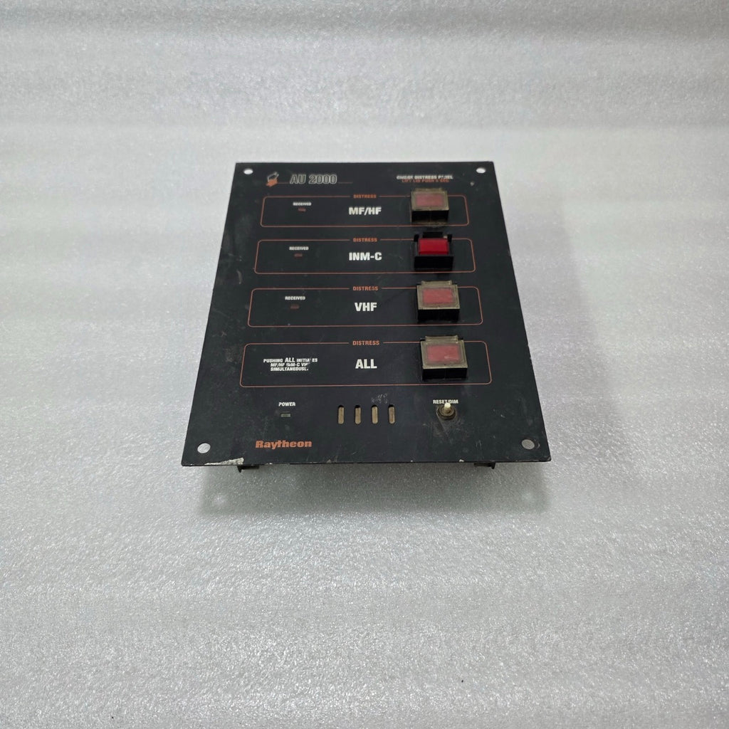 RAYTHEON STANDARD RADIO AU 2000 ALARM REPEATER PANEL B33500-00-01-1 MARINE