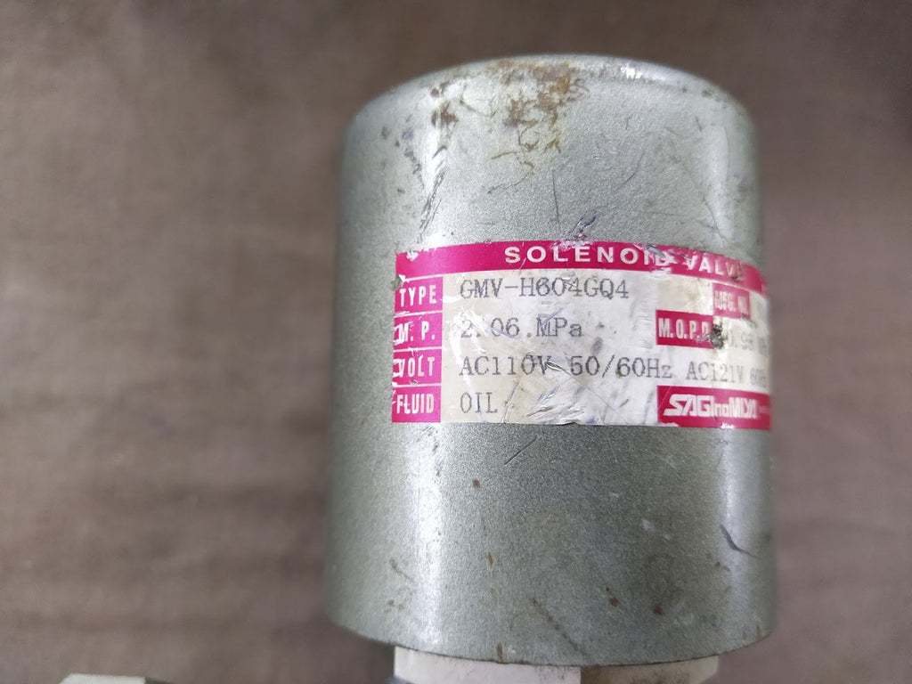 Saginomiya GMV-H604GQ4 Solenoid Valve 110V
