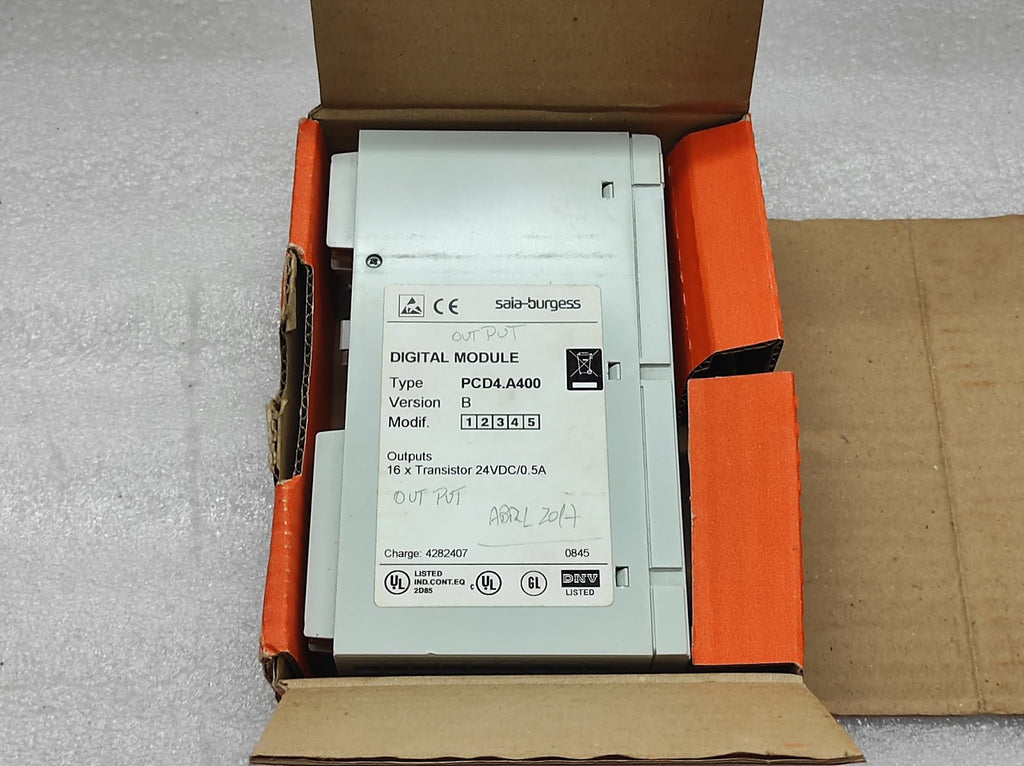 SAIA-BURGESS PCD4-A400 DIGITAL OUTPUT MODULE