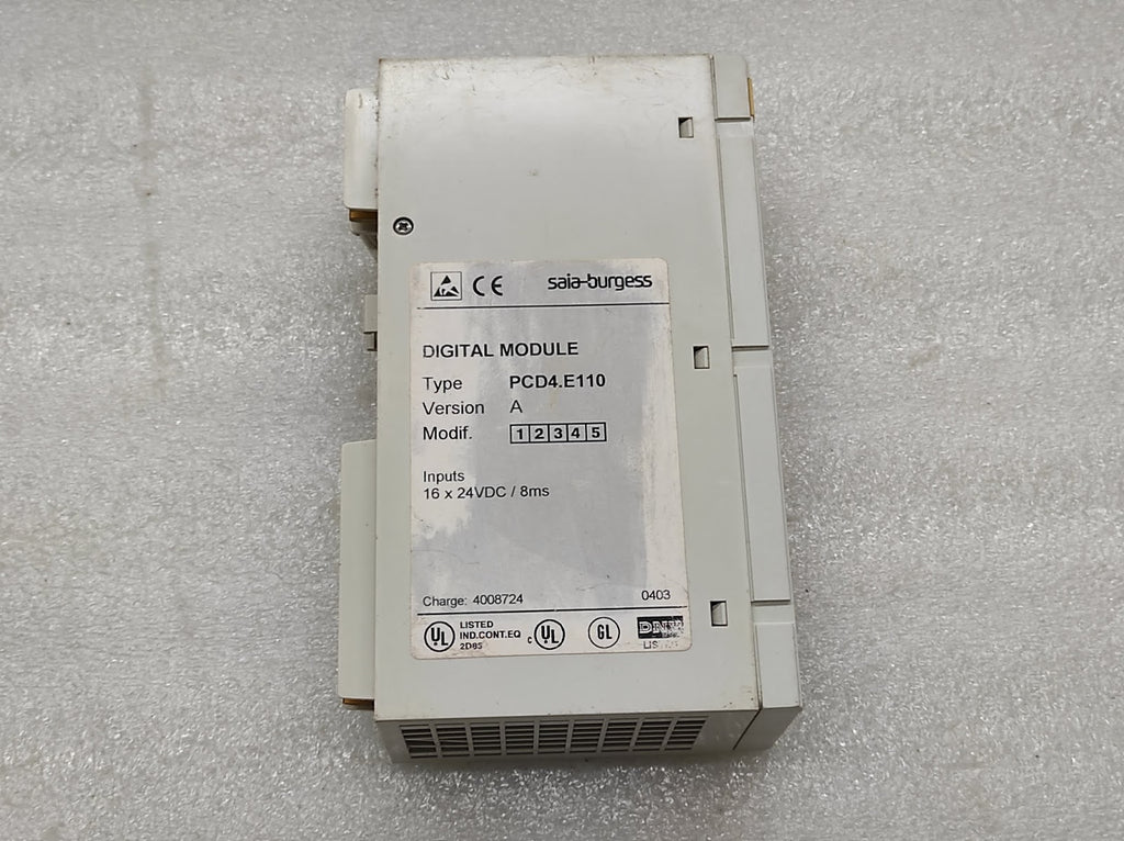 SAIA BURGESS PCD4.E110 DIGITAL MODULE