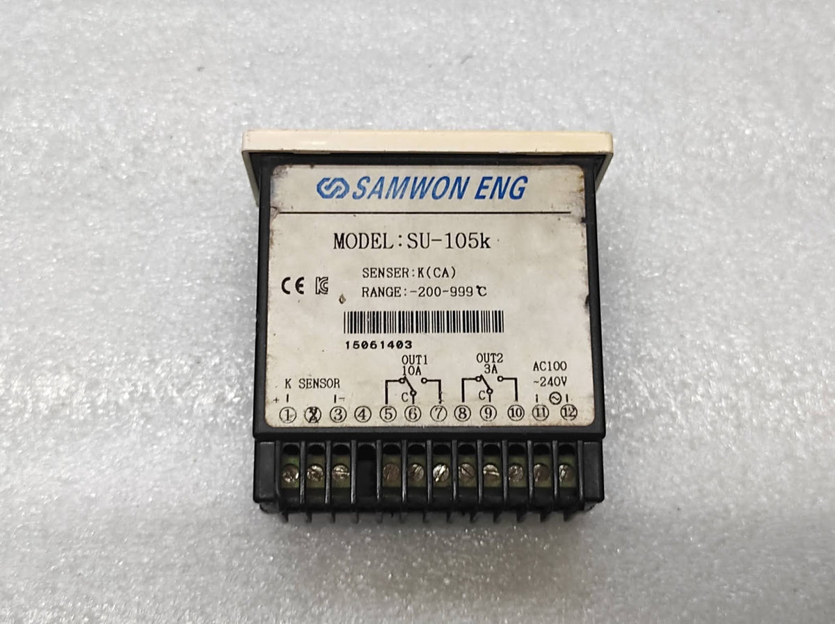 SAMWON ENG SU-105K TEMPERATURE CONTROLLER AC100-240V