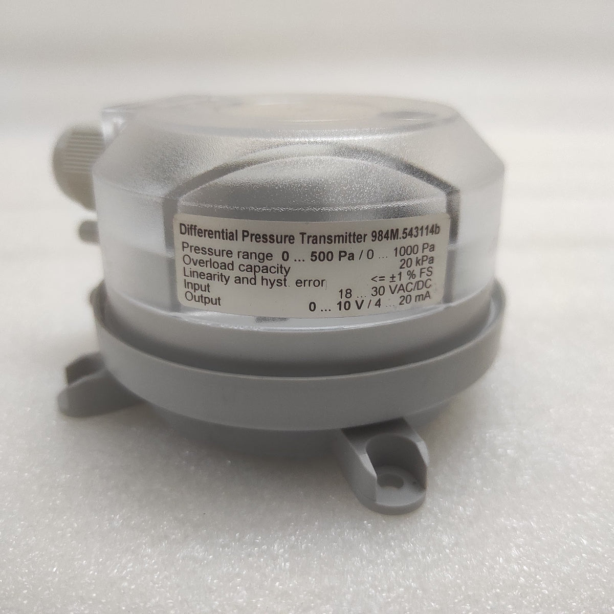 SAUTER 984M.543114B4 DIFFERENTIAL PRESSURE TRANSMITTER  18-30VAC/DC