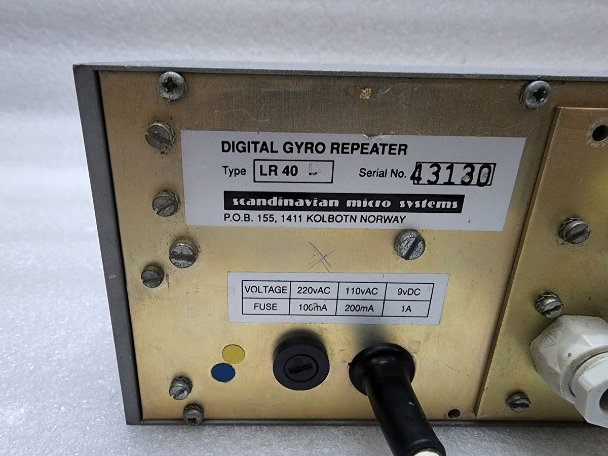SCANDDINAVIAN MICRO SYSTEMS LR40L DDIGITAL GYRO REPEATER