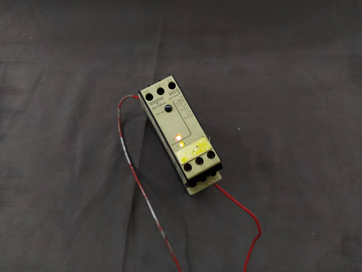 Schiele MSS Mecotron Thermistor Motor Protection Relay 2.430.811.13  220-240V
