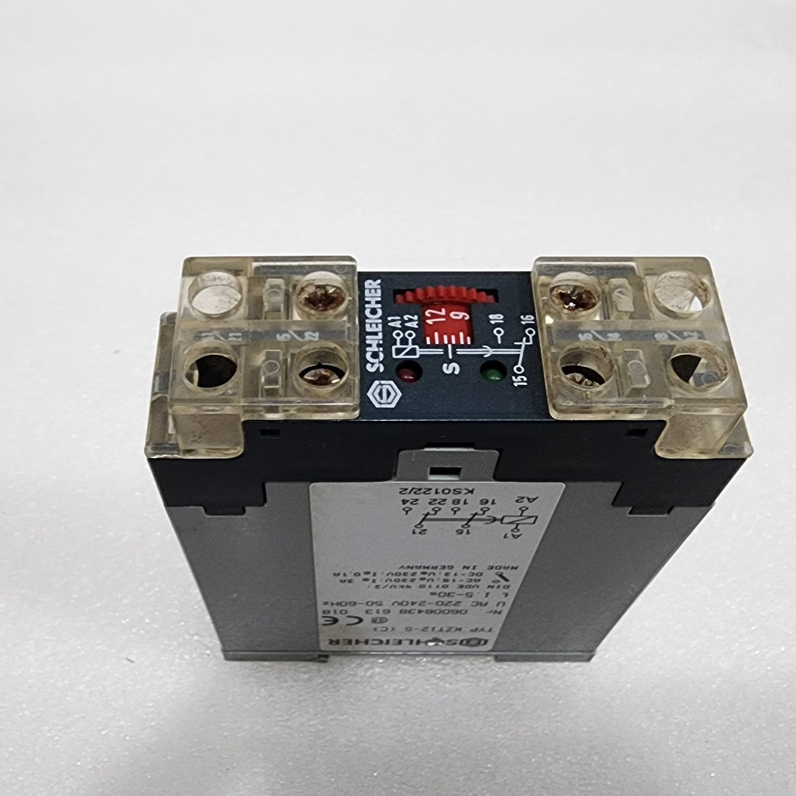 SCHLEICHER KZT12-S (C) TIMER RELAY 06008438 613 018 220-240VAC