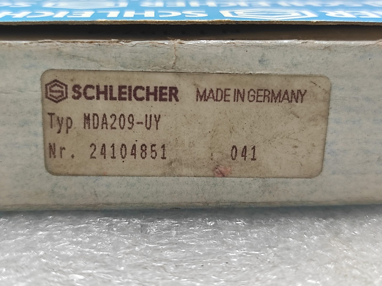 SCHLEICHER MDA209-UY PCB 24104851-041