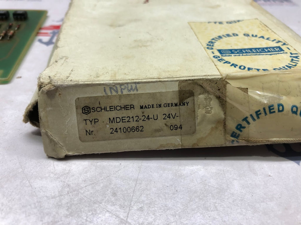 SCHLEICHER MDE212-24-U 24V PCB 24100662