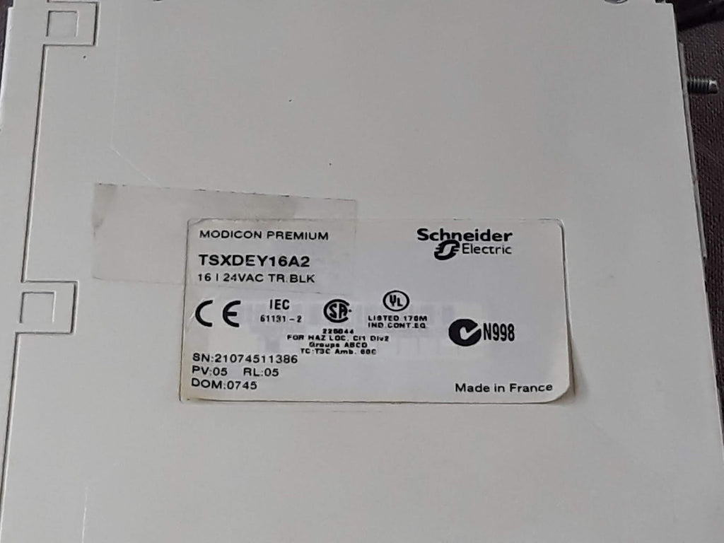 SE TSXDEY16A2 Discrete Input Module Modicon Premium