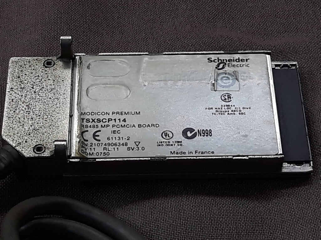 TSXSCP114 MODICON PREMIUM PCMCIA CARD FOR ATRIUM PROCESSOR