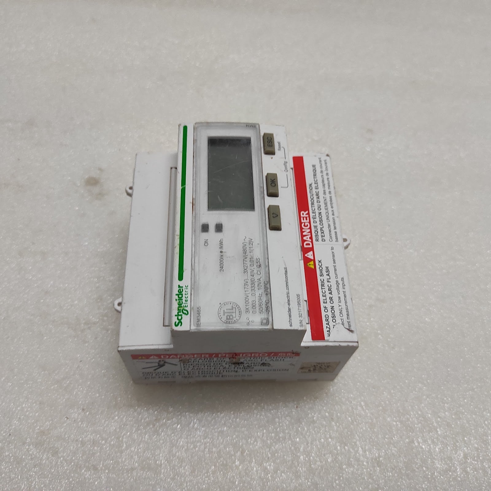SE A9MEM3465 3-PH ENERGY METER IEM3465 BACNET MODULE
