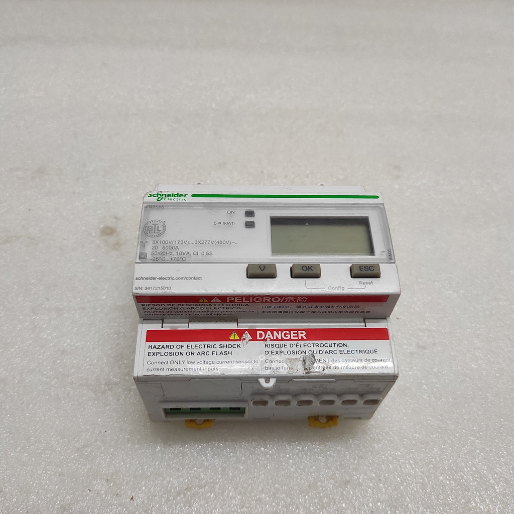 SE A9MEM3565 3-PH ENERGY METER IEM3555 BACNET MODULE