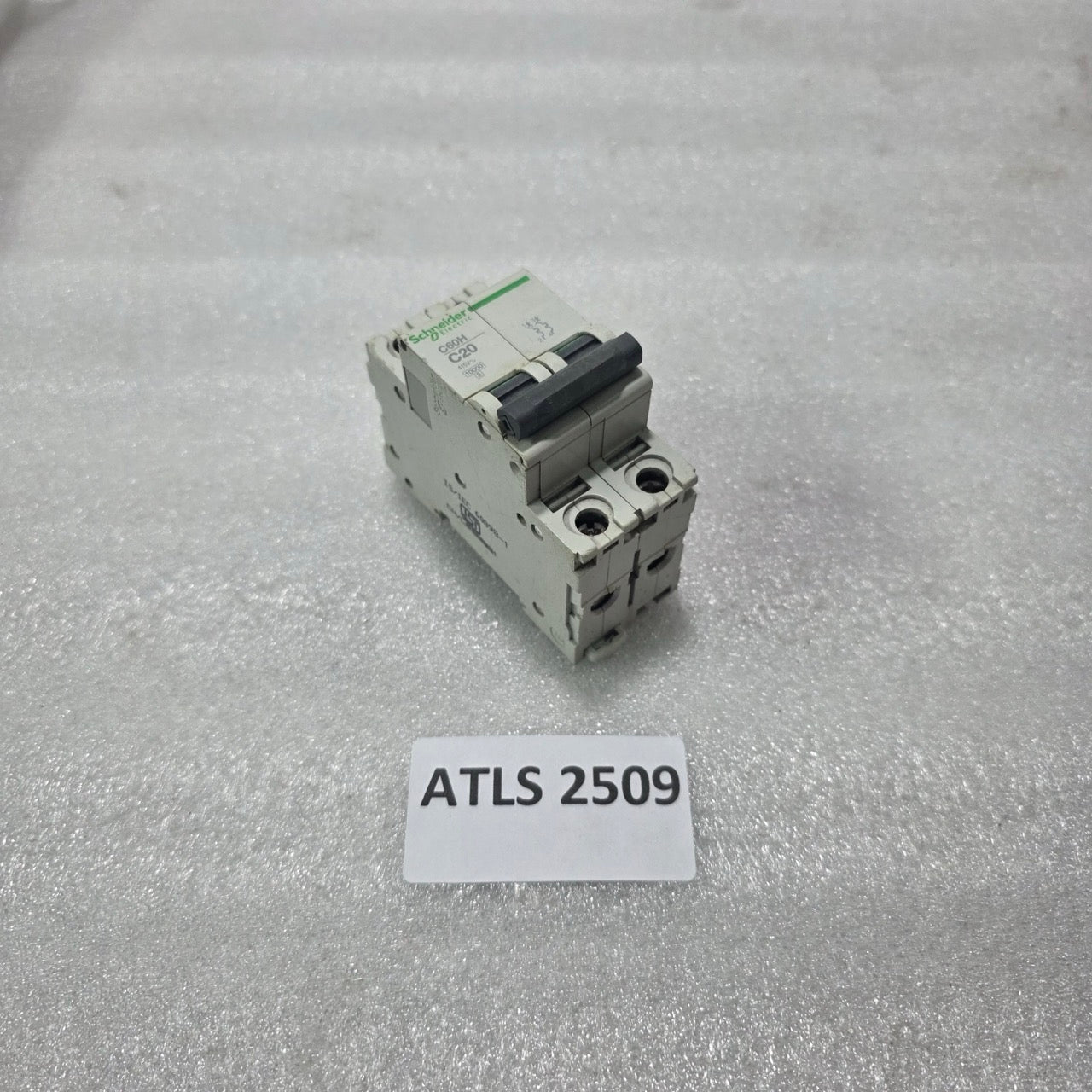 S ELECTRIC C60H C20 2 POLE MCB 20A 415V 10KA INDUSTRIAL CIRCUIT BREAKER