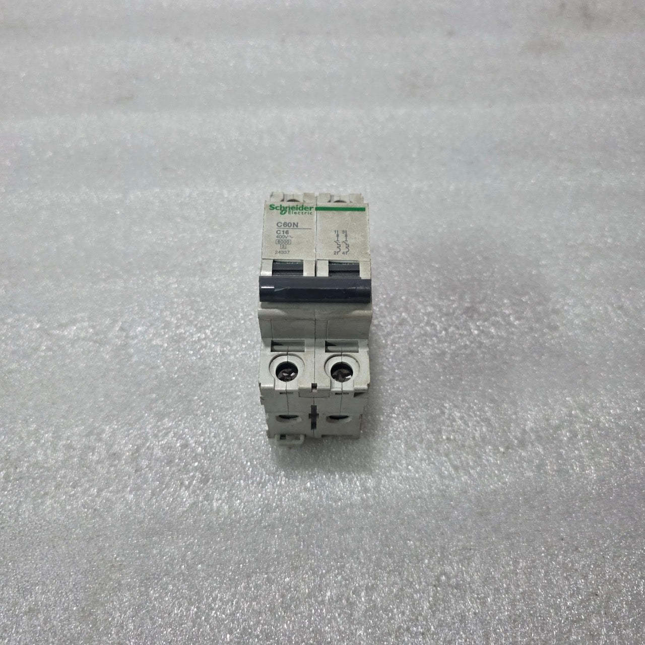 S ELECTRIC C60N C16 2 POLE MINIATURE CIRCUIT BREAKER MCB 16A 400V