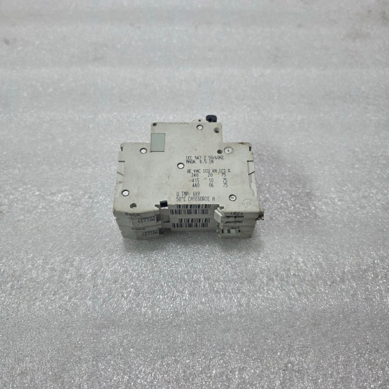 S ELECTRIC C60N C16 2 POLE MINIATURE CIRCUIT BREAKER MCB 16A 400V