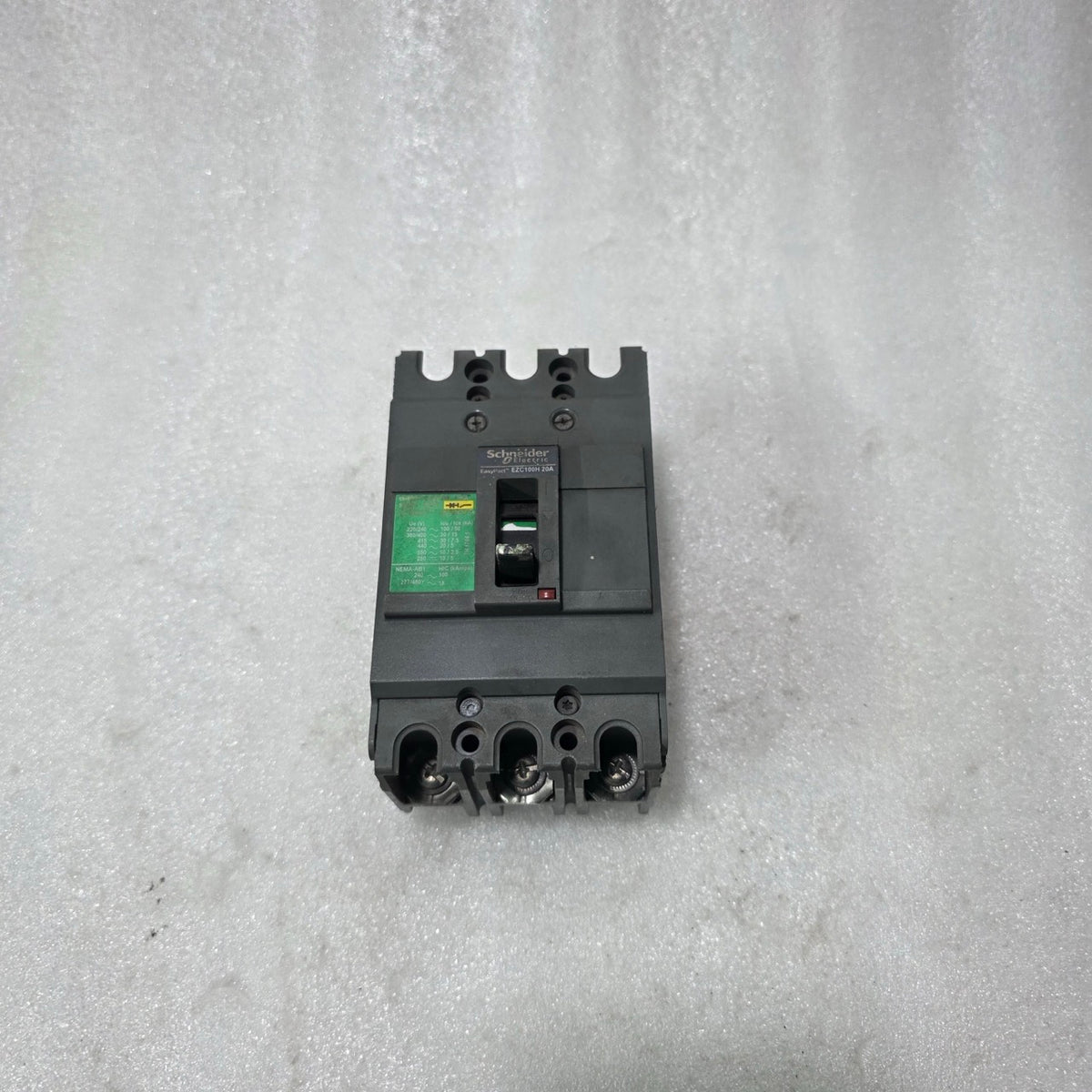 S ELECTRIC EASYPACT EZC100H 20A 3 POLE MCCB CIRCUIT BREAKER