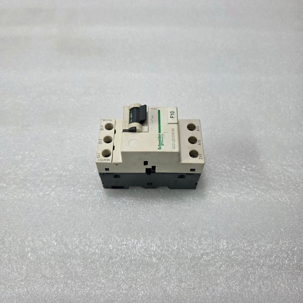 S ELECTRIC GV2-LE10 MOTOR PROTECTION CIRCUIT BREAKER 6.3A MPCB TESYS GV2 MANUAL