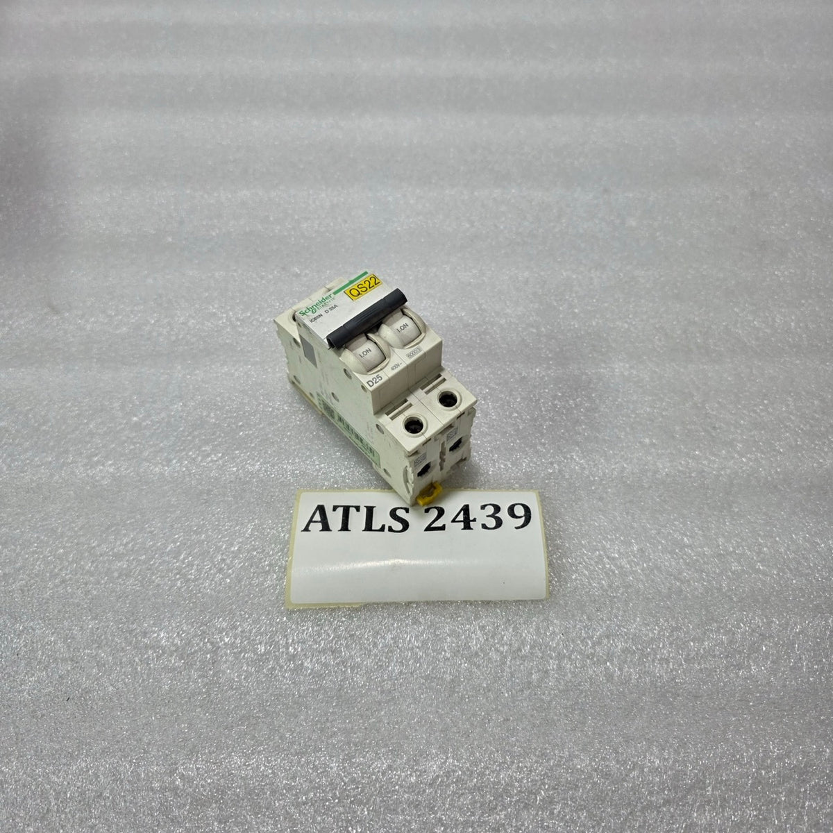 S ELECTRIC IC65N D25A 2 POLE MINIATURE CIRCUIT BREAKER 25A 400V 6KA